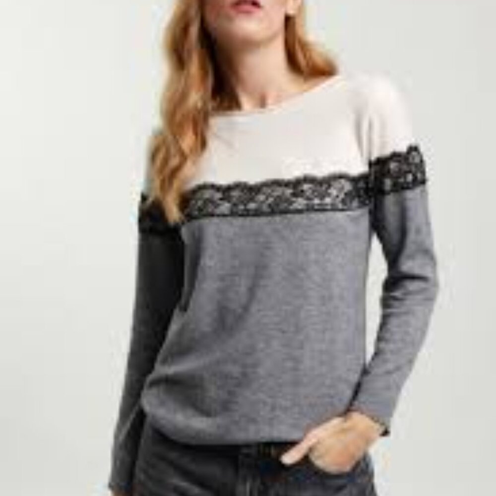 All at Once Grey Sweater